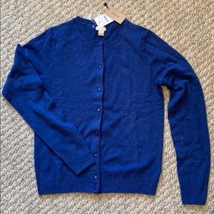 NWT J Crew Cashmere Cardigan, M